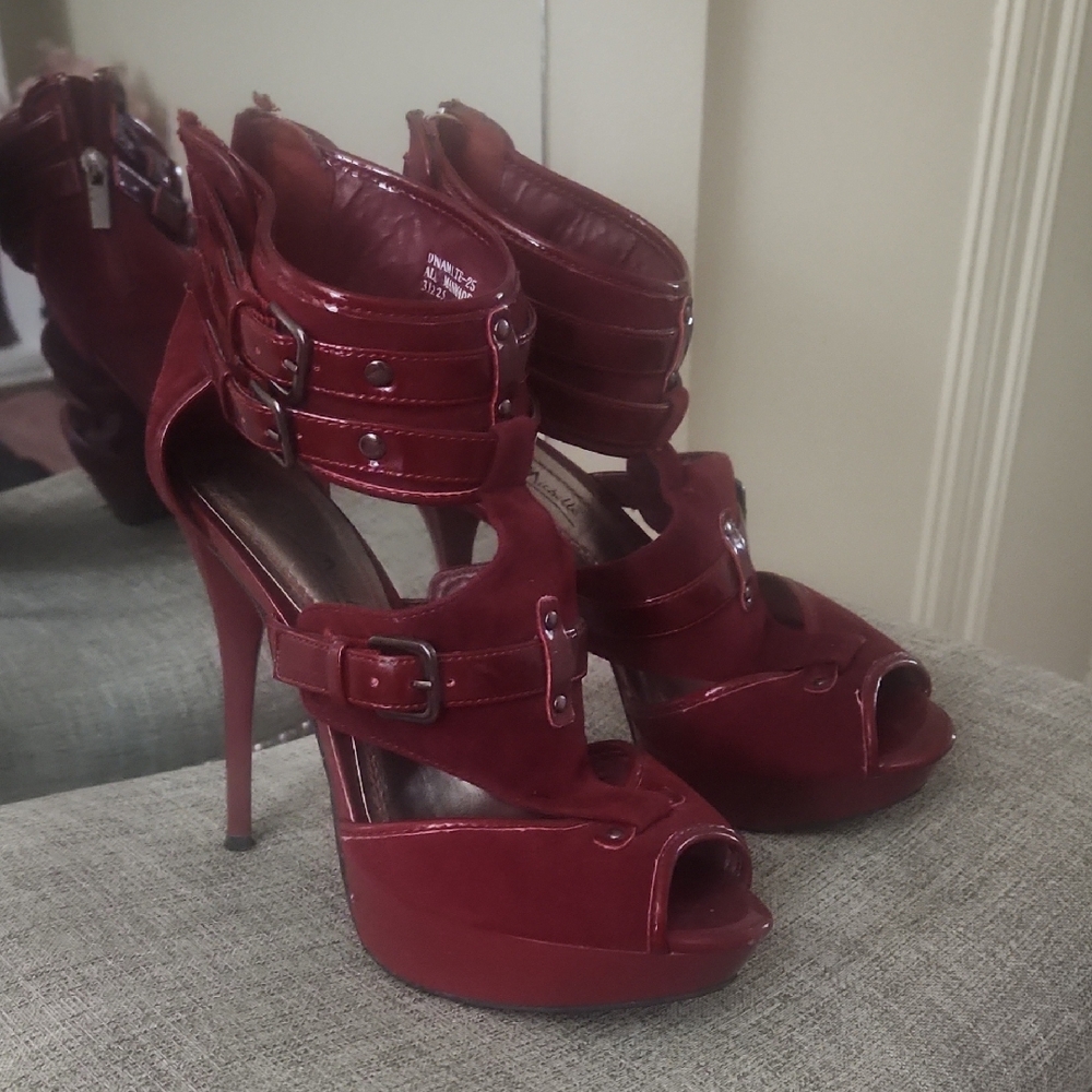 Elegant Red High Heels